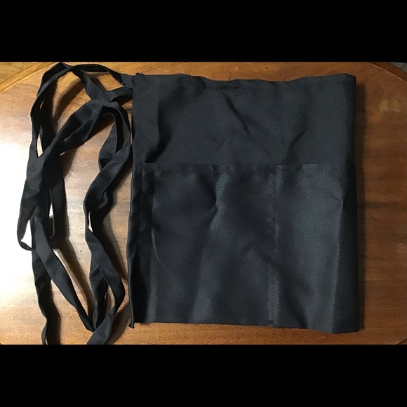 Waist Apron With Three Pockets Black - Picture 7 of 7